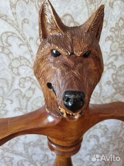 Вешалка для одежды напольная деревянная