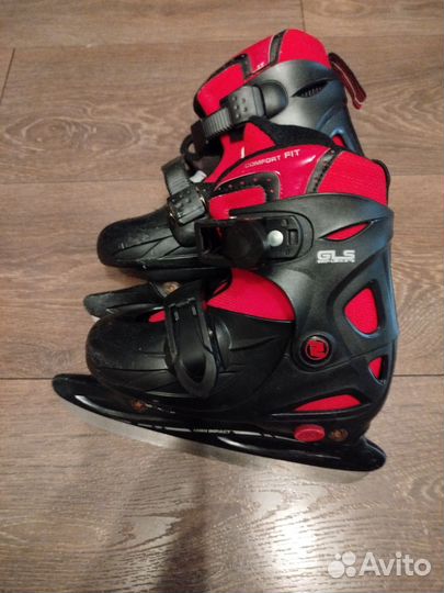 Коньки детские раздвижные 30-33 б/у