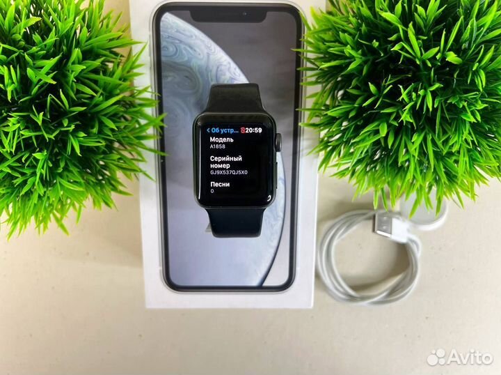 Часы apple watch 3 38 mm акб 97