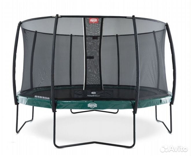 Батут Berg Elite Regular Green 430 с сеткой Deluxe