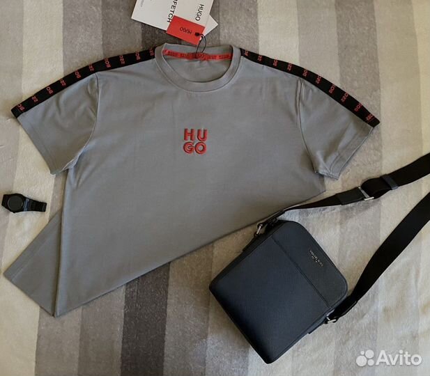 Футболка HugoBoss Gray