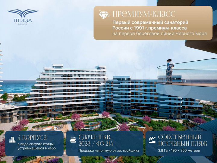 1-к. апартаменты, 33,7 м², 9/16 эт.