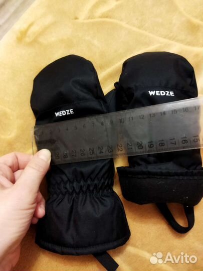 Варежки зимние детские непромокаемые