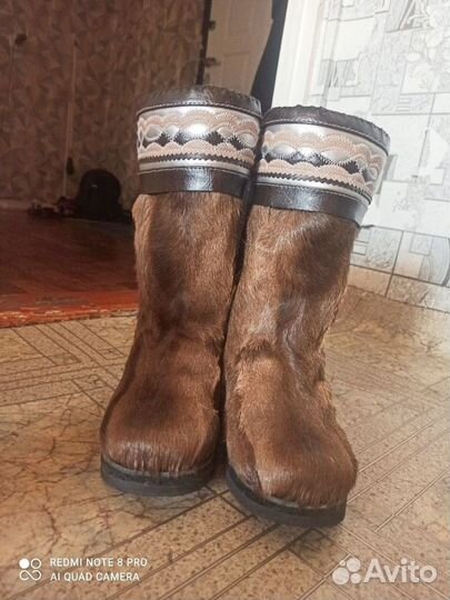 Унты женские из камуса оленя
