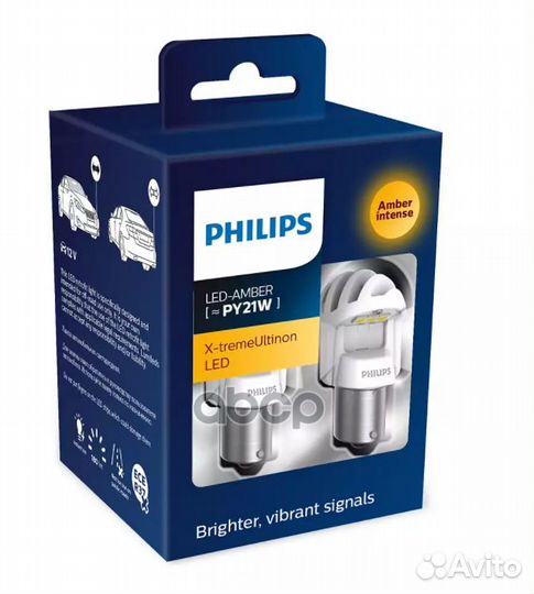 PY21W+SmartCanbus 12V Лампа X-treme Ultinon LED