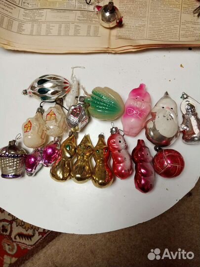 Елочные игрушки СССР