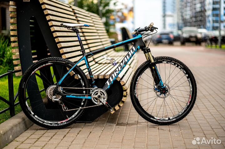 Топовый карбоновый горный велосипед Torpado 9кг