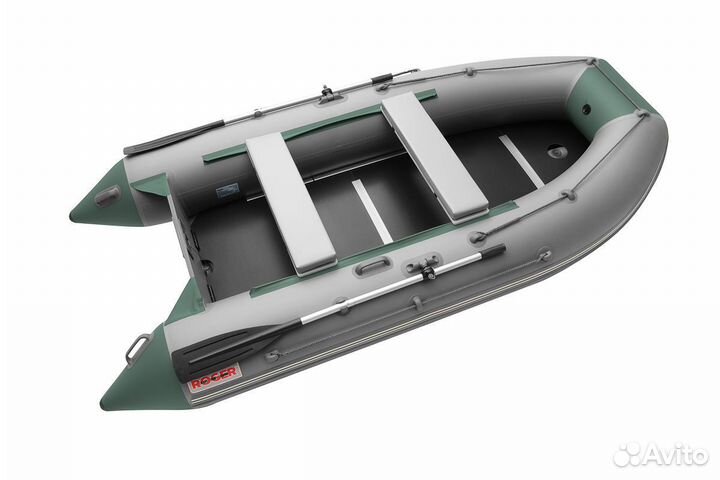 Лодка пвх Роджер (Roger) Hunter Keel 3500 серая