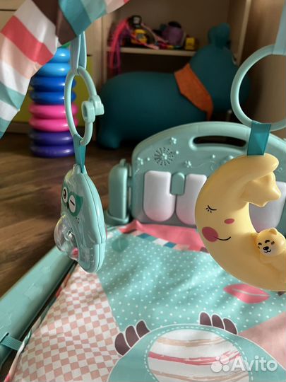 Развивающий коврик babygo с пианино