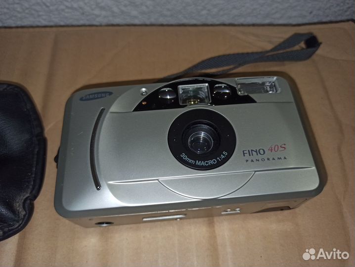 Плёночный фотоаппарат samsung Fino 40S с чехлом