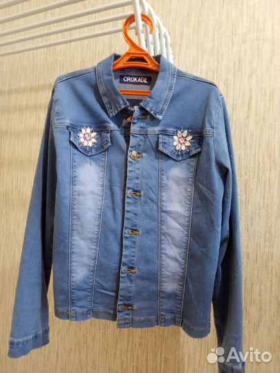 Джинсовая куртка для девочки