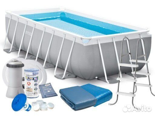 26790 Intex Прямоугольный бассейн 400х200x122