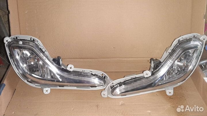 Противотуманные фары на hyundai solaris 1