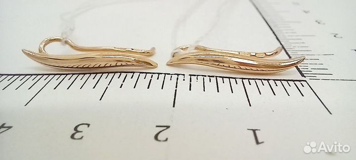 Золотые серьги