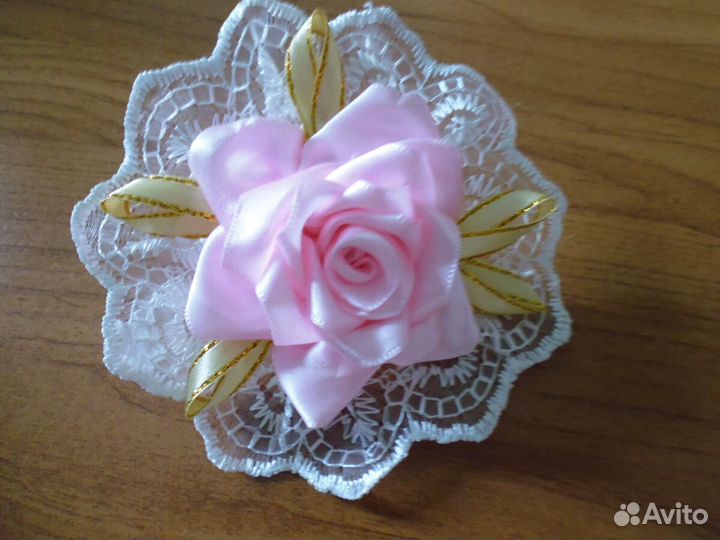 Банты-цветы для волос