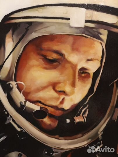Гагарин картина маслом