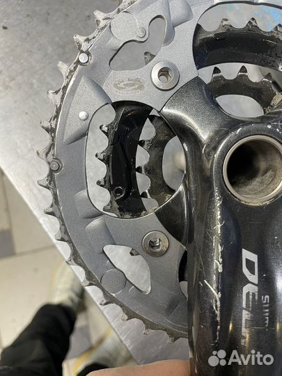 Система шатунов shimano deore