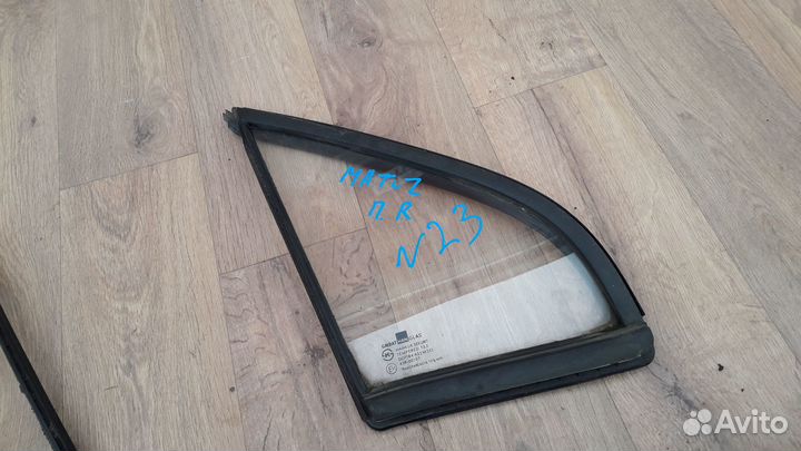 Стекло треугольное двери правой daewoo Matiz