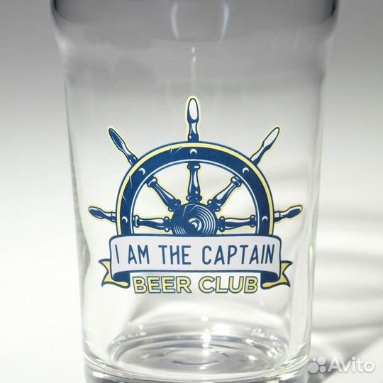Стакан стеклянный для пива «Пейл-эль. Капитан»