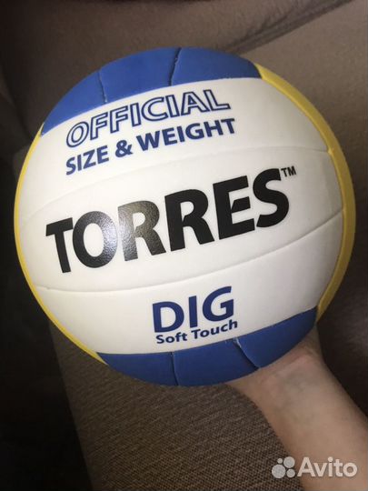 Волейбольный мяч Torres Dig soft touch v20145