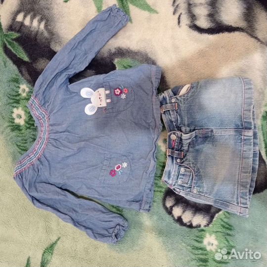 Детские вещи пакетом для девочек 86 92