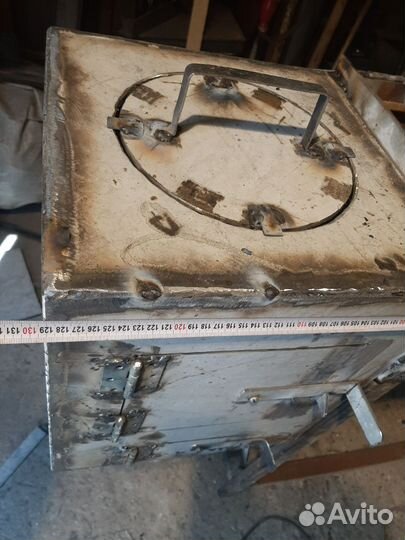 Мангал с печью под казан