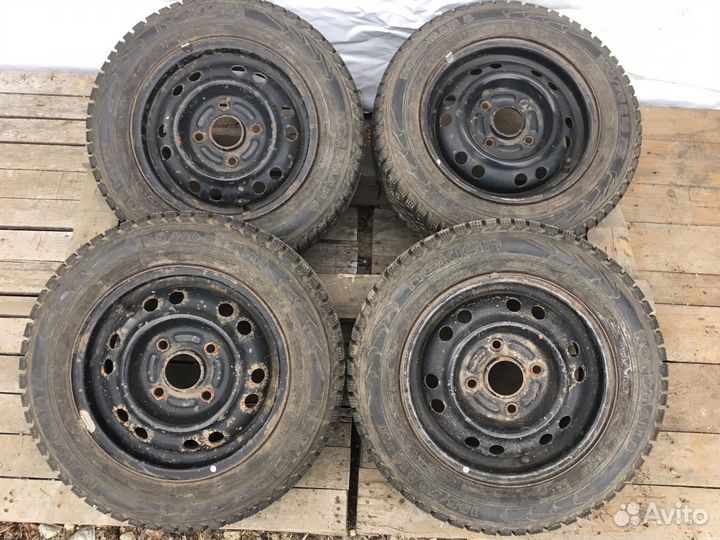 Колёса в сборе R13 Matiz 4шт