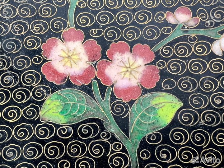 Антикварная тарелочка, Китай, позолота, 1920-60 гг