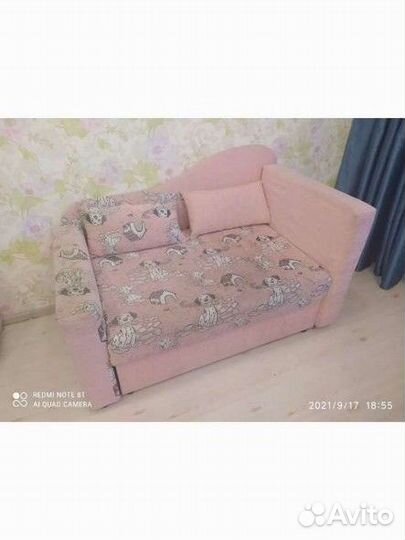 Детская кровать диван с мягкими бортиками