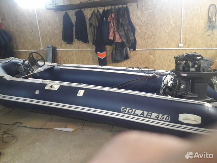 Надувная лодка солар 450