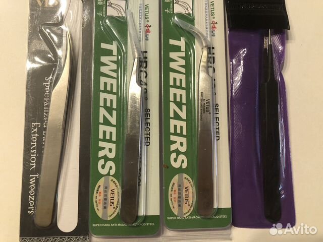 Пинцеты для наращивания ресниц