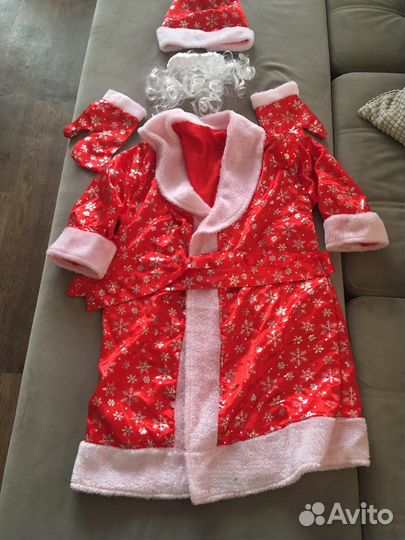 Новогодний костюм деда мороза