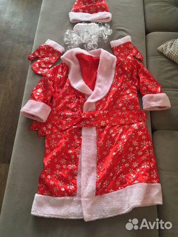 Новогодний костюм деда мороза