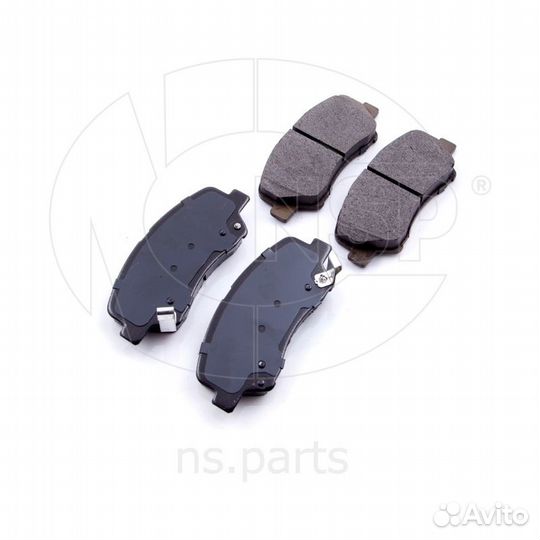 Колодки тормозные дисковые перед