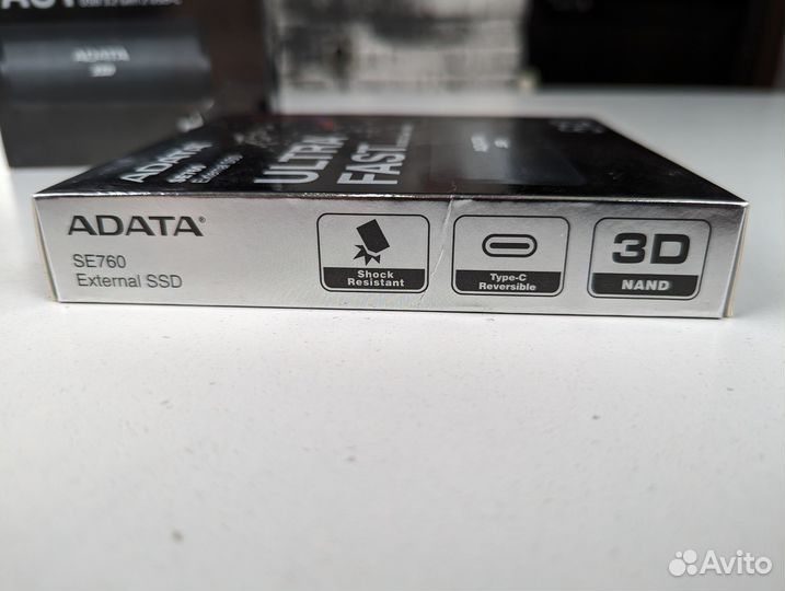 512 гб Внешний SSD adata SE760 ASE760-512GU32G2-C