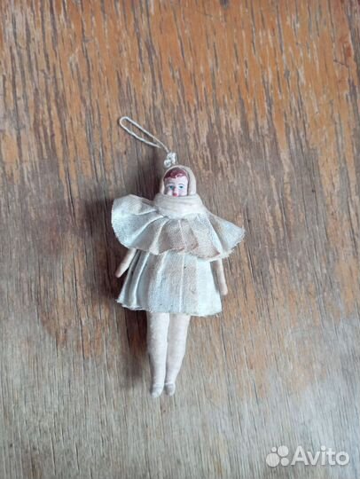 Ватная ёлочная игрушка 