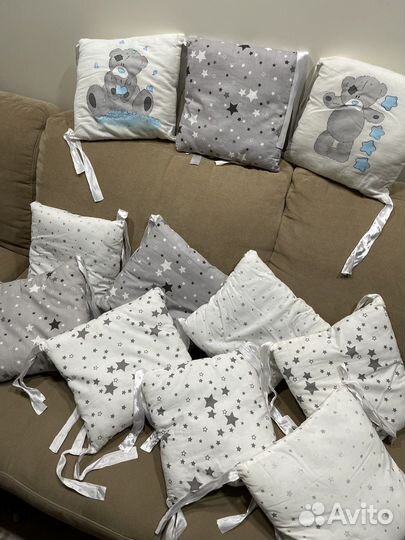 Бортики на кроватку