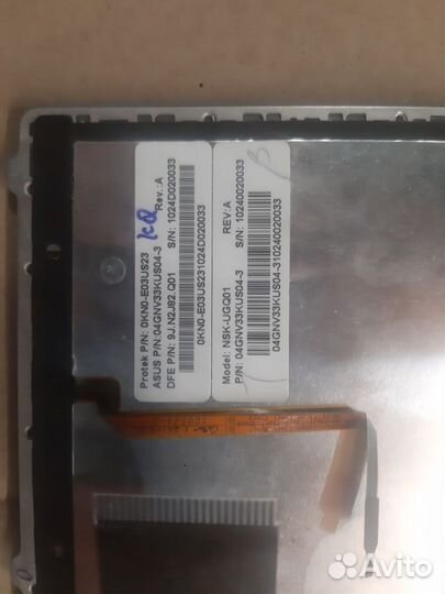 Клавиатура ноутбука Asus k50 k60 k70 с Подсветкой