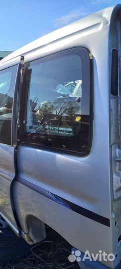 Стекло боковое. Задняя, левая. Ситроен Берлинго