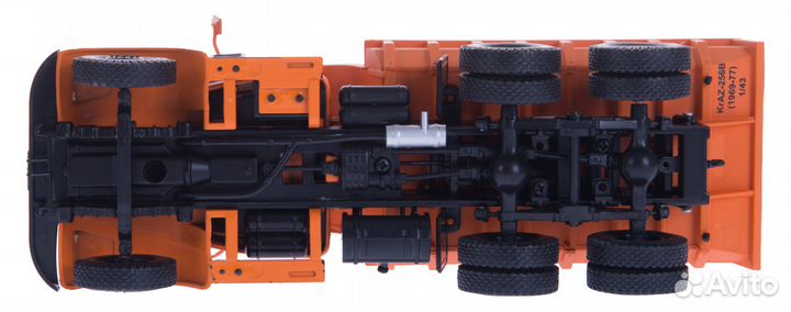 Краз-256Б (1969-77) из к/ф Мимино, оранжевый н781