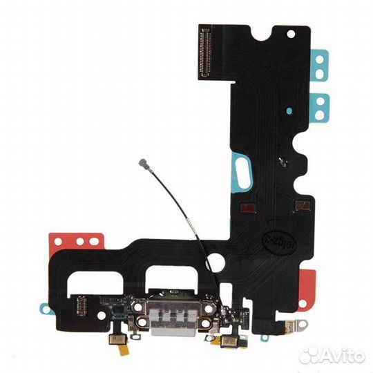 Шлейф с разъёмом зарядки, гарнитуры и антенной для