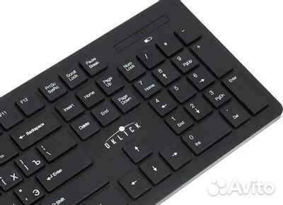 Комплект (клавиатура+мышь) Oklick 250M, USB, беспр