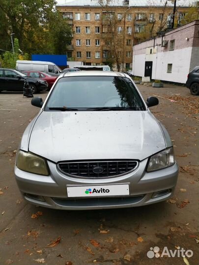 Hyundai Accent 1.5 МТ, 2005, 347 391 км