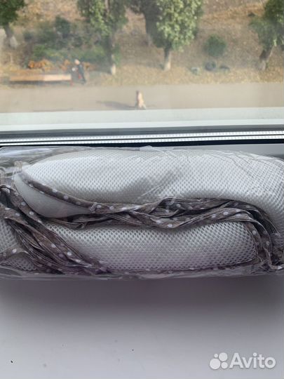 Бортик дышаший на детскую кроватку