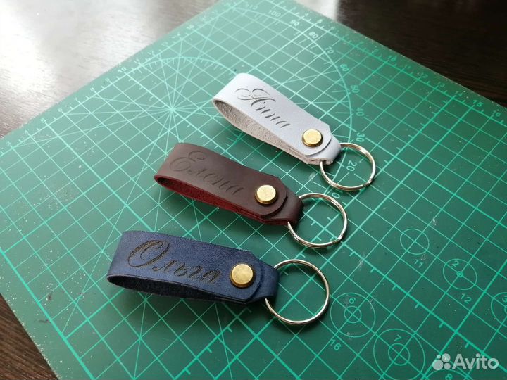 Брелок на ключи, с надписью по вашему желанию