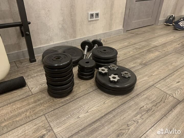 Турник настенный / гантели / штанга