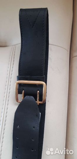 Армейский ремень кожаный
