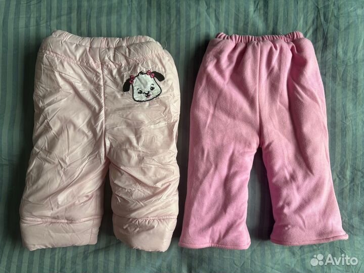 Утепленные брюки 74