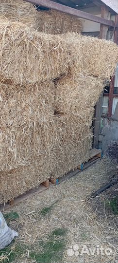 Солома в тюках