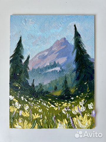 Картина маслом пейзаж